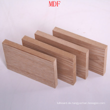 1220 * 2440mm Melamin-verkleidete MDF-Platte